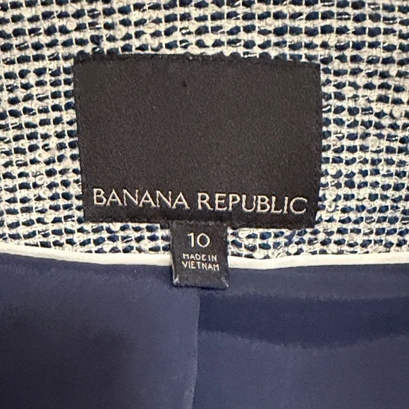 Banana Republic Women's Gray Tweed Blazer - Picture 4 of 6